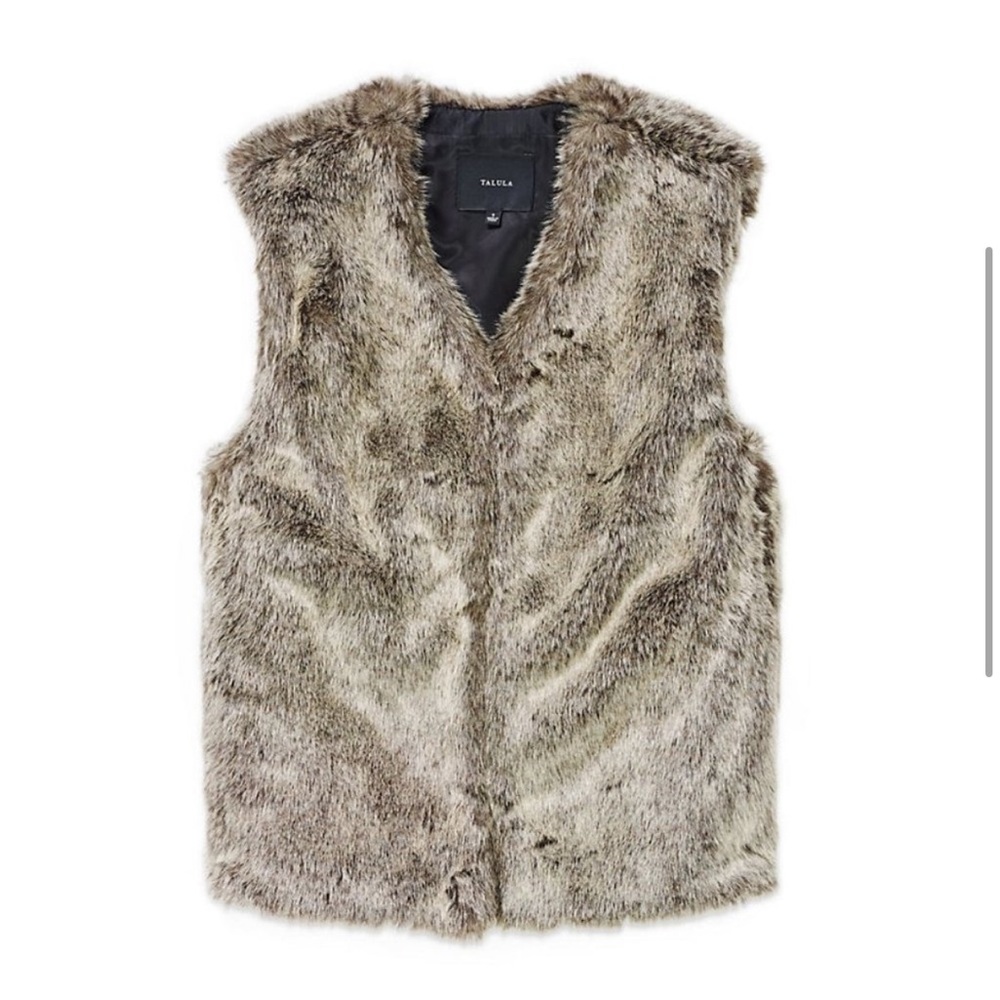 TALULA | Park slope faux fur vest